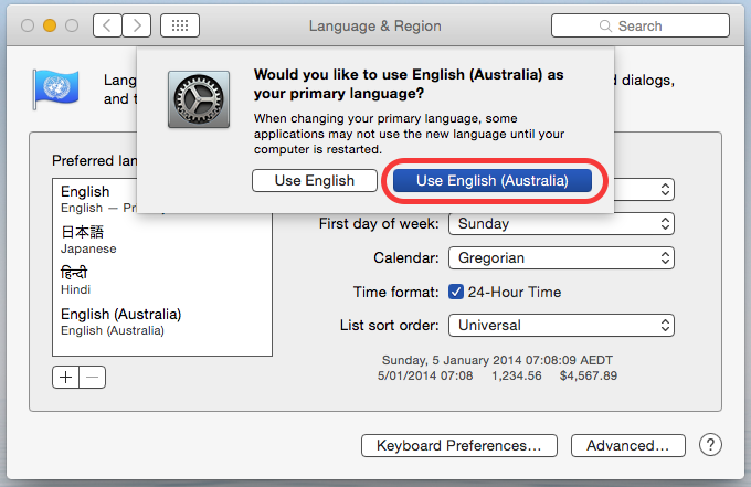 Mac Language Switch App